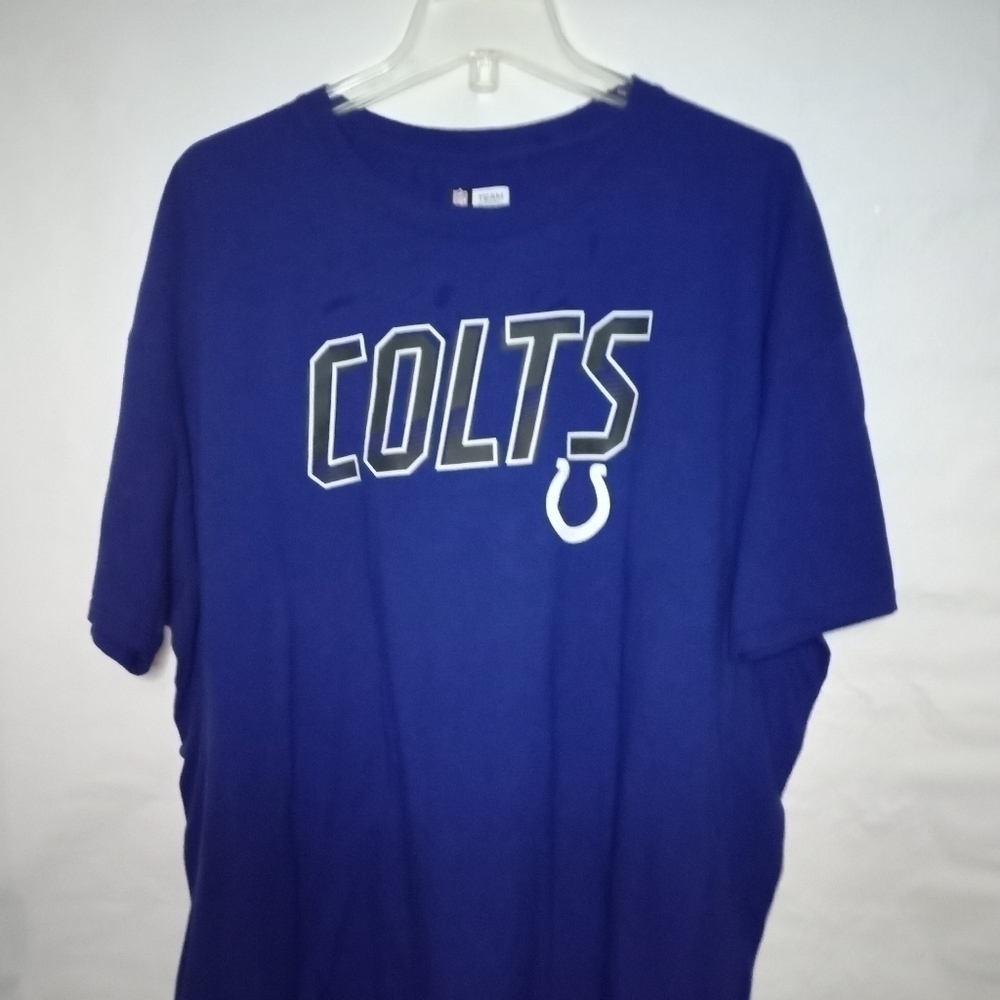 NFL TEAM Colts T-shirt, 3XL, Blue, Pre_owned